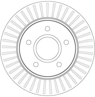 Диск тормозной FIAT FREEMONT, DODGE JOURNEY, TRW (DF6253S) Диск тормозной FIAT FREEMONT, DODGE JOURNEY, TRW (DF6253S)