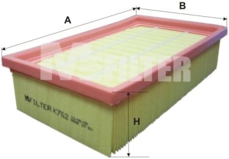 Воздушный фильтр, RENAULT CLIO, NISSAN NV200, M-FILTER (K762) Воздушный фильтр, RENAULT CLIO, NISSAN NV200, M-FILTER (K762)
