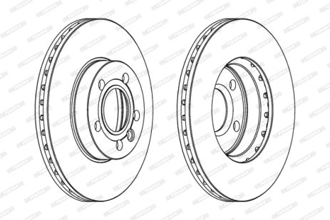 Диск тормозной SEAT ALHAMBRA, FORD GALAXY, FERODO (DDF846C) Диск тормозной SEAT ALHAMBRA, FORD GALAXY, FERODO (DDF846C)