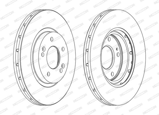 Диск тормозной HYUNDAI SANTA, MITSUBISHI ASX, FERODO (DDF1292C) Диск тормозной HYUNDAI SANTA, MITSUBISHI ASX, FERODO (DDF1292C)
