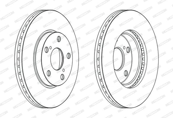ΠΠΈΡΠΊ ΡΠΎΡΠΌΠΎΠ·Π½ΠΎΠΉ TOYOTA COROLLA, FERODO (DDF2653C) ΠΠΈΡΠΊ ΡΠΎΡΠΌΠΎΠ·Π½ΠΎΠΉ TOYOTA COROLLA, FERODO (DDF2653C)