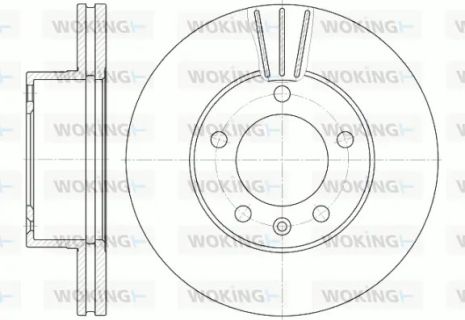 Диск тормозной NISSAN INTERSTAR, VAUXHALL MOVANO, WOKING (D664310) Диск тормозной NISSAN INTERSTAR, VAUXHALL MOVANO, WOKING (D664310)