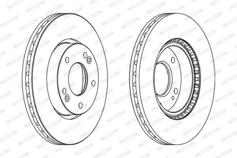 Диск тормозной HYUNDAI (BEIJING), KIA SOUL, FERODO (DDF1619C) Диск тормозной HYUNDAI (BEIJING), KIA SOUL, FERODO (DDF1619C)