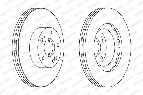 Диск тормозной KIA SPORTAGE, HYUNDAI TUCSON, FERODO (DDF1630C) Диск тормозной KIA SPORTAGE, HYUNDAI TUCSON, FERODO (DDF1630C)