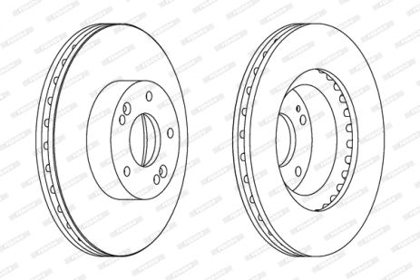 Диск тормозной KIA SPORTAGE, HYUNDAI TUCSON, FERODO (DDF1630C) Диск тормозной KIA SPORTAGE, HYUNDAI TUCSON, FERODO (DDF1630C)
