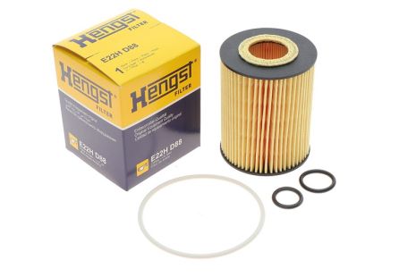 Масляный фильтр, HONDA CIVIC, VAUXHALL COMBO, HENGST FILTER (E22HD88)