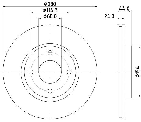 Диск тормозной NISSAN (DFAC), GMC YUKON, NISSHINBO (ND2036K) Диск тормозной NISSAN (DFAC), GMC YUKON, NISSHINBO (ND2036K)