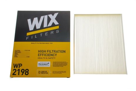 Фильтр, воздух во внутренном пространстве, KIA SPORTAGE, HYUNDAI KONA, WIX FILTERS (WP2198)
