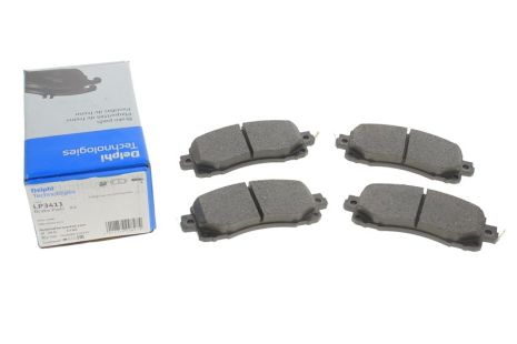 Комплект тормозных колодок, дисковый тормоз, SUBARU OUTBACK, DELPHI (LP3411) Комплект тормозных колодок, дисковый тормоз, SUBARU OUTBACK, DELPHI (LP3411)