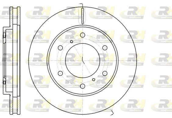 Диск тормозной MITSUBISHI L200, ROAD HOUSE (6111810) Диск тормозной MITSUBISHI L200, ROAD HOUSE (6111810)
