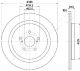 Диск тормозной LEXUS RX, JAPAN PARTS (DP267C)