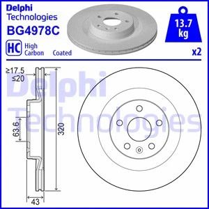 Диск тормозной POLESTAR POLESTAR, VOLVO ASIA, DELPHI (BG4978C) Диск тормозной POLESTAR POLESTAR, VOLVO ASIA, DELPHI (BG4978C)