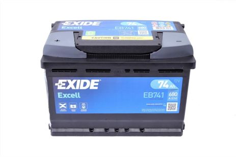 Стартерная аккумуляторная батарея, RENAULT MEGANE, VW ROUTAN, EXIDE (EB741) Стартерная аккумуляторная батарея, RENAULT MEGANE, VW ROUTAN, EXIDE (EB741)