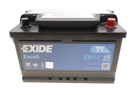 Стартерная аккумуляторная батарея, MAZDA 121, FORD ASIA, EXIDE (EB712) Стартерная аккумуляторная батарея, MAZDA 121, FORD ASIA, EXIDE (EB712)