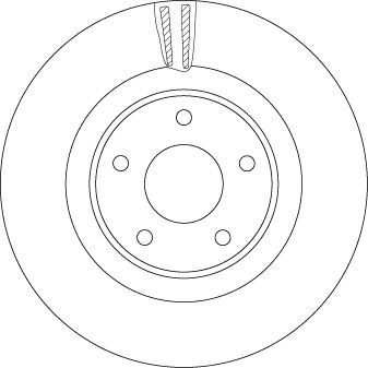 Диск тормозной NISSAN PATHFINDER, INFINITI QX60, TRW (DF6496S)