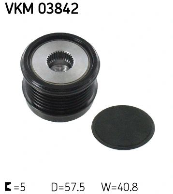 Механизм свободного хода генератора, MERCEDES-BENZ C-CLASS, SKF (VKM03842)