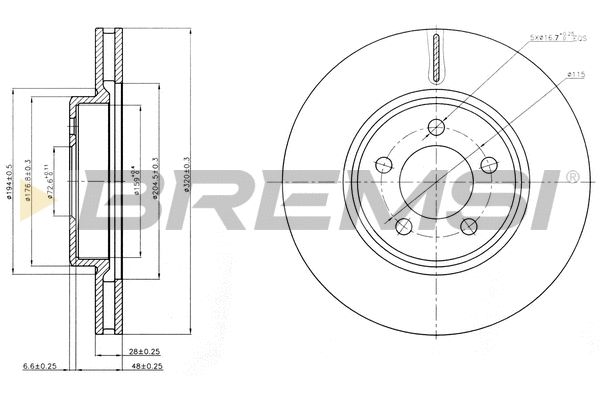 ΠΠΈΡΠΊ ΡΠΎΡΠΌΠΎΠ·Π½ΠΎΠΉ CHRYSLER 300C, BREMSI (CD8065V) ΠΠΈΡΠΊ ΡΠΎΡΠΌΠΎΠ·Π½ΠΎΠΉ CHRYSLER 300C, BREMSI (CD8065V)