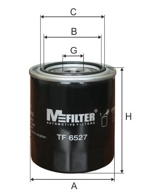 Масляный фильтр, INFINITI Q45, FORD MAVERICK, M-FILTER (TF6527) Масляный фильтр, INFINITI Q45, FORD MAVERICK, M-FILTER (TF6527)