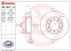 Диск тормозной LAND ROVER, BREMBO (08A84110)