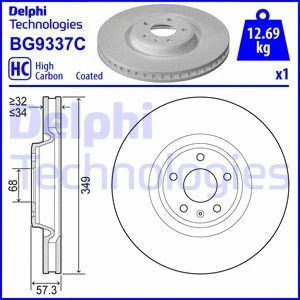 Диск тормозной VW TOUAREG, AUDI Q5, DELPHI (BG9337C) Диск тормозной VW TOUAREG, AUDI Q5, DELPHI (BG9337C)