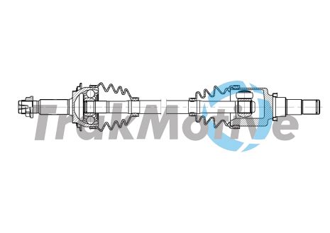 TRAKMOTIVE TOYOTA Напіввісь передн. прав. YARIS (P9) 1.3 VVT-i 05-10, TRAKMOTIVE (301930)