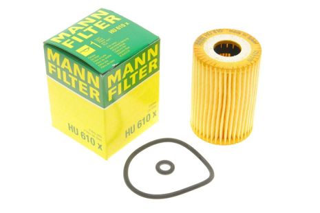 Фильтр масляный MERCEDES-BENZ A-Class (W168) 97-04, MANN (HU610X) (A1661800209)