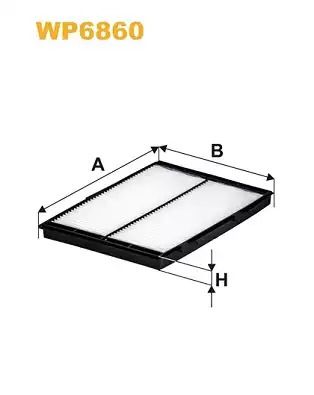 Фильтр салона WP6860/K1030 (пр-во WIX-Filtron) Фильтр салона WP6860/K1030 (пр-во WIX-Filtron)