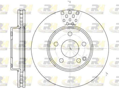 Диск гальмівний MERCEDES-BENZ E-CLASS, ROAD HOUSE (667610) Диск гальмівний MERCEDES-BENZ E-CLASS, ROAD HOUSE (667610)