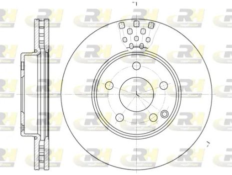 Диск тормозной MERCEDES-BENZ E-CLASS, ROAD HOUSE (667610)
