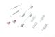 105-0874 QUICK BRAKE Комплект пружинок колодок ручника MB C-сlass 07-/CLK 02-10/E-class 09-/S-class