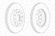 Диск тормозной SKODA OCTAVIA, SEAT LEON, FERODO (DDF2400C1)