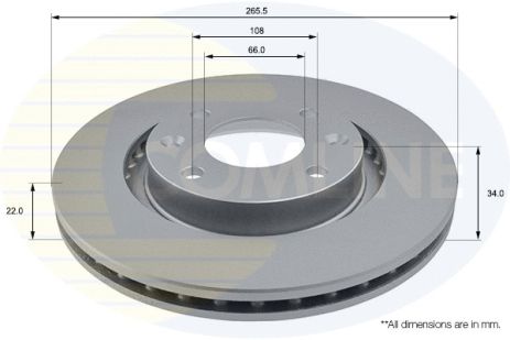 Диск тормозной VAUXHALL CORSA, OPEL CROSSLAND, COMLINE (ADC1518V) Диск тормозной VAUXHALL CORSA, OPEL CROSSLAND, COMLINE (ADC1518V)