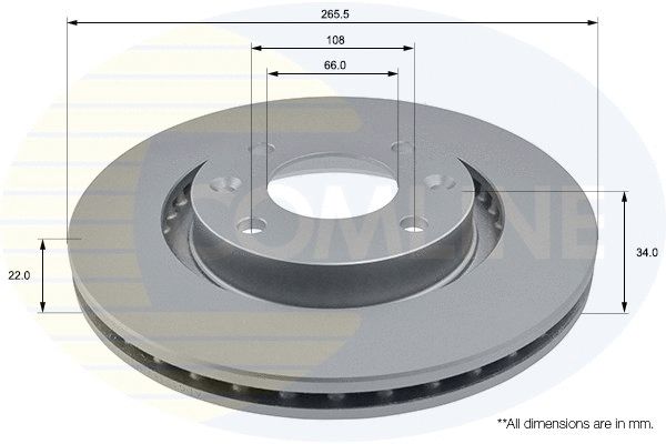 Диск тормозной VAUXHALL CORSA, OPEL CROSSLAND, COMLINE (ADC1518V) Диск тормозной VAUXHALL CORSA, OPEL CROSSLAND, COMLINE (ADC1518V)