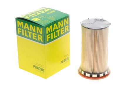 Фільтр паливний VAG 1.6, 2.0 TDI 12-, MANN-FILTER (PU8028) Фільтр паливний VAG 1.6, 2.0 TDI 12-, MANN-FILTER (PU8028)