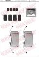 Планка суппорта (переднего) прижимная (к-кт) vw T5 03-/T6 03-(ate), QUICK BRAKE (1090051)