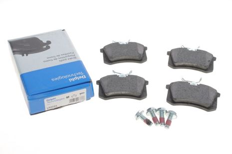 Комплект тормозных колодок, дисковый тормоз, AUDI A4, SEAT TOLEDO, DELPHI (LP2255) Комплект тормозных колодок, дисковый тормоз, AUDI A4, SEAT TOLEDO, DELPHI (LP2255)