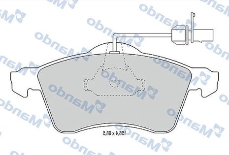 MBF015022 MANDO Гальмівні колодки до дисків