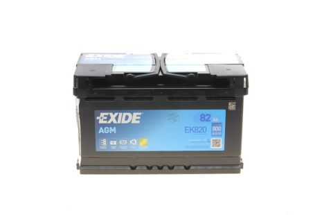 82 Ah/12V EXIDE AGM Euro EK820