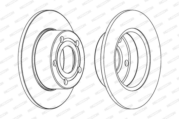 Диск тормозной SKODA SUPERB, VW PASSAT, FERODO (DDF321C) Диск тормозной SKODA SUPERB, VW PASSAT, FERODO (DDF321C)