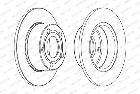 Диск тормозной SKODA SUPERB, VW PASSAT, FERODO (DDF321C) Диск тормозной SKODA SUPERB, VW PASSAT, FERODO (DDF321C)
