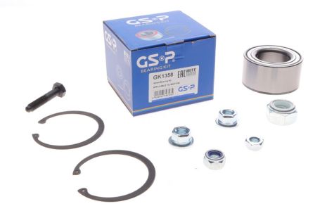 Комплект подшипника ступицы колеса, VW POLO, SEAT CORDOBA, GSP (GK1358)