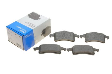 Комплект тормозных колодок, дисковый тормоз, JEEP (BJC), DELPHI (LP1558)
