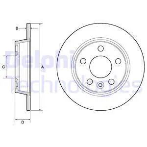 Диск тормозной SEAT ALHAMBRA, FORD GALAXY, DELPHI (BG3026) Диск тормозной SEAT ALHAMBRA, FORD GALAXY, DELPHI (BG3026)