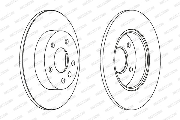 Диск тормозной TOYOTA CELSIOR, CHEVROLET ZAFIRA, FERODO (DDF1044) Диск тормозной TOYOTA CELSIOR, CHEVROLET ZAFIRA, FERODO (DDF1044)