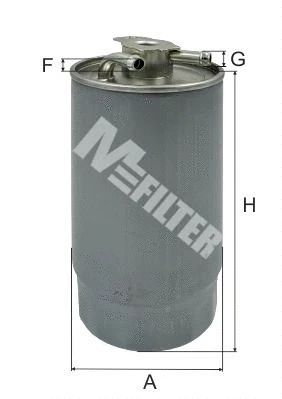 Топливный фильтр, LAND ROVER, ALPINA D10, M-FILTER (DF3571)