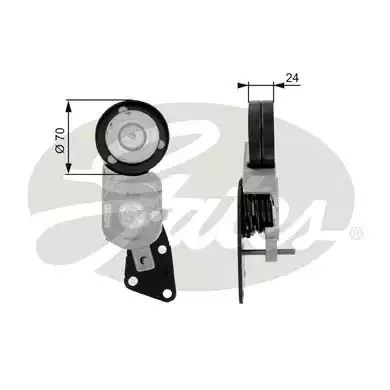 Роликовый модуль натяжителя ремня, GATES (T38426)