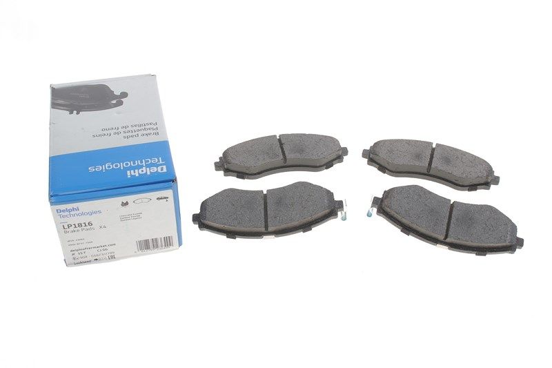 Комплект тормозных колодок, дисковый тормоз, CHEVROLET EPICA, DAEWOO ESPERO, DELPHI (LP1816) Комплект тормозных колодок, дисковый тормоз, CHEVROLET EPICA, DAEWOO ESPERO, DELPHI (LP1816)