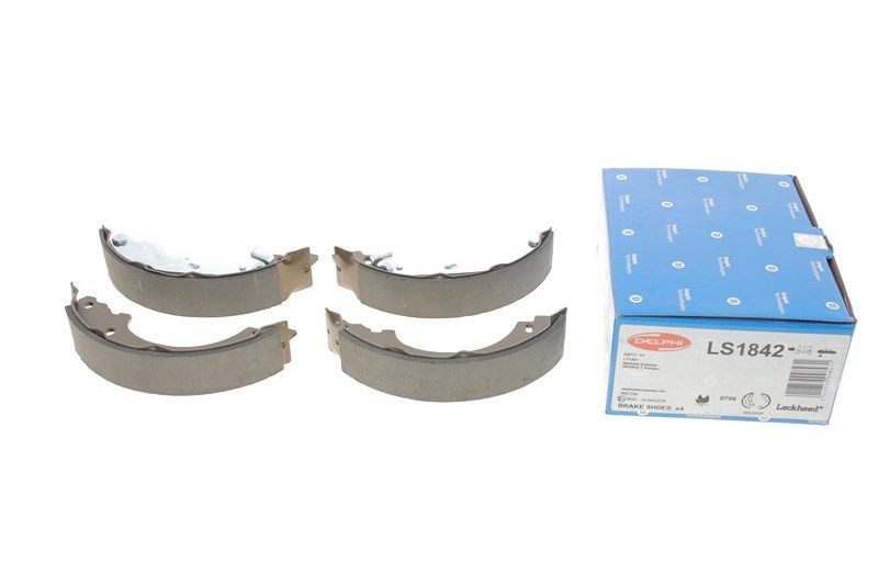 Комплект тормозных колодок, NISSAN KUBISTAR, RENAULT KANGOO, DELPHI (LS1842) Комплект тормозных колодок, NISSAN KUBISTAR, RENAULT KANGOO, DELPHI (LS1842)