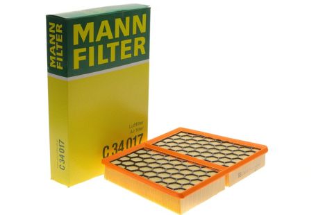 Воздушный фильтр, ALFA ROMEO, MANN FILTER (C34017)
