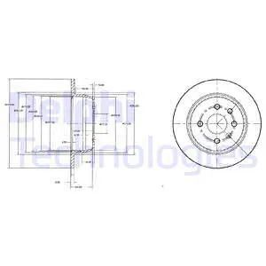 Диск тормозной VAUXHALL ASTRA, OPEL ASTRA, DELPHI (BG2635) Диск тормозной VAUXHALL ASTRA, OPEL ASTRA, DELPHI (BG2635)